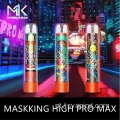 Maskking High Pro Max 1500 Puffs descartáveis ​​vape